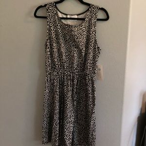 NWT Black and White Knit Dress